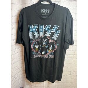 KISS Alive in 77 T-Shirt Band Tee Rock‎ Music XL